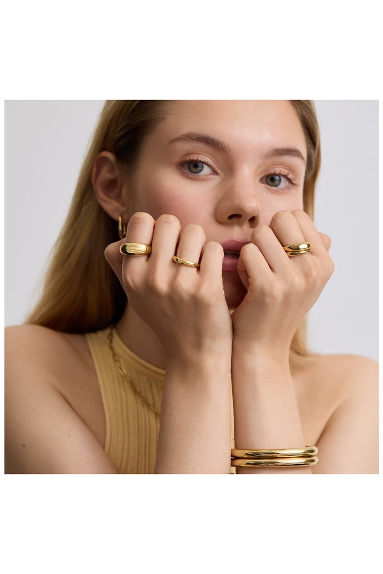 Dome Ring, Alternate, color, GOLD