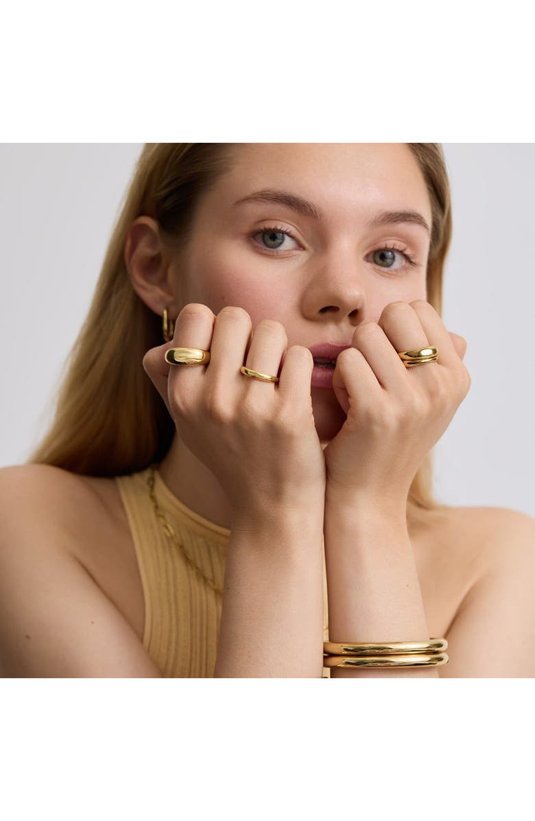 D.LOUISE Dome Ring, Alternate, color, Gold