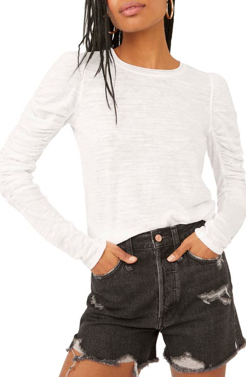 Natasha Ruffle Sleeve Top