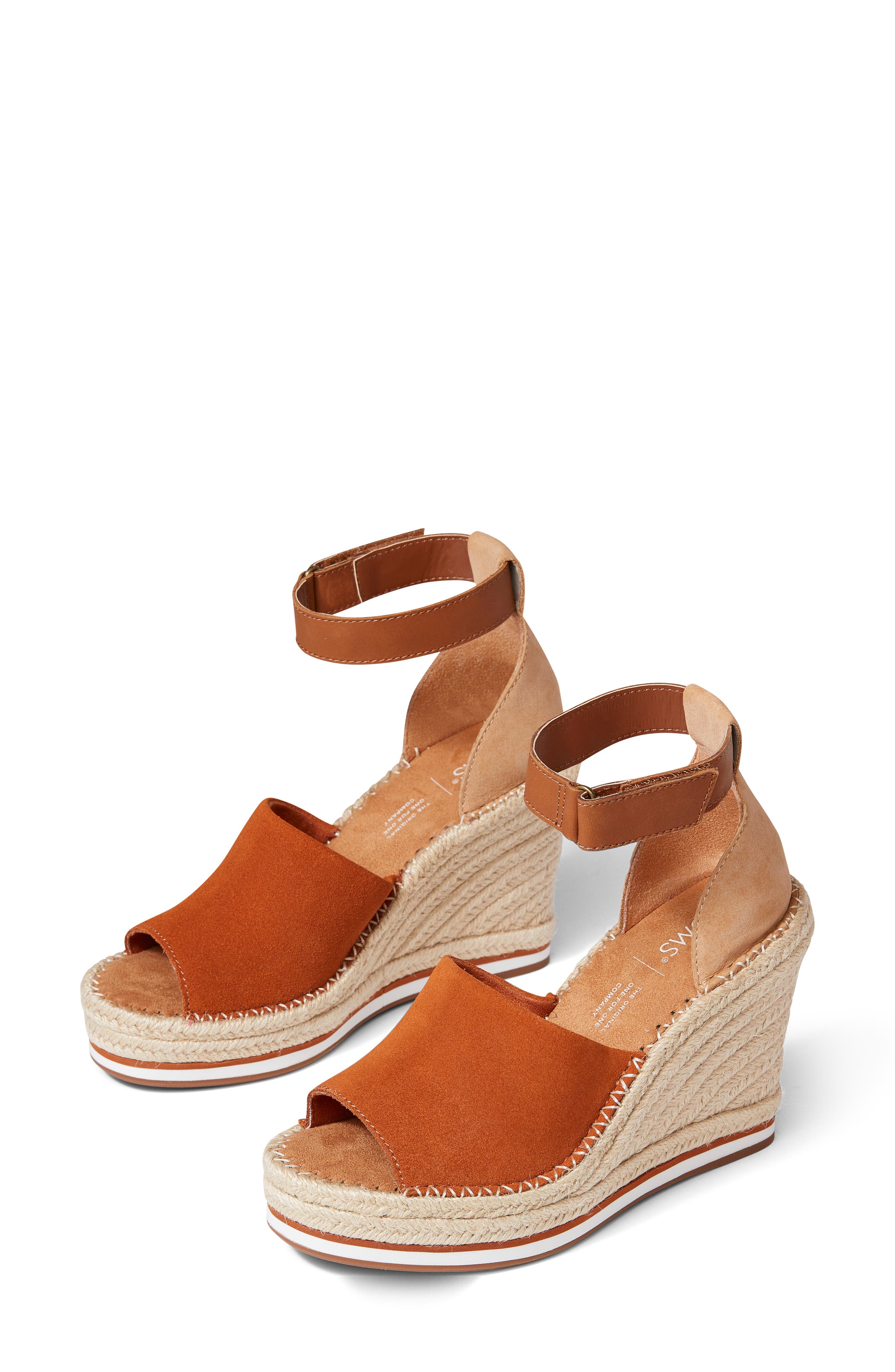 TOMS Marisol Espadrille Wedge Sandal, Main, color, 