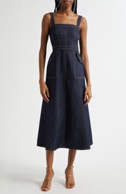 Cinq à Sept Malani Denim Midi Dress