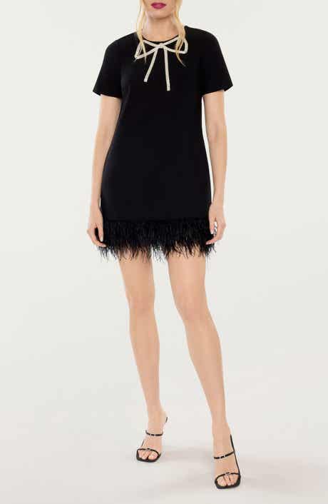 LIKELY Marullo Crystal Bow Shift Dress