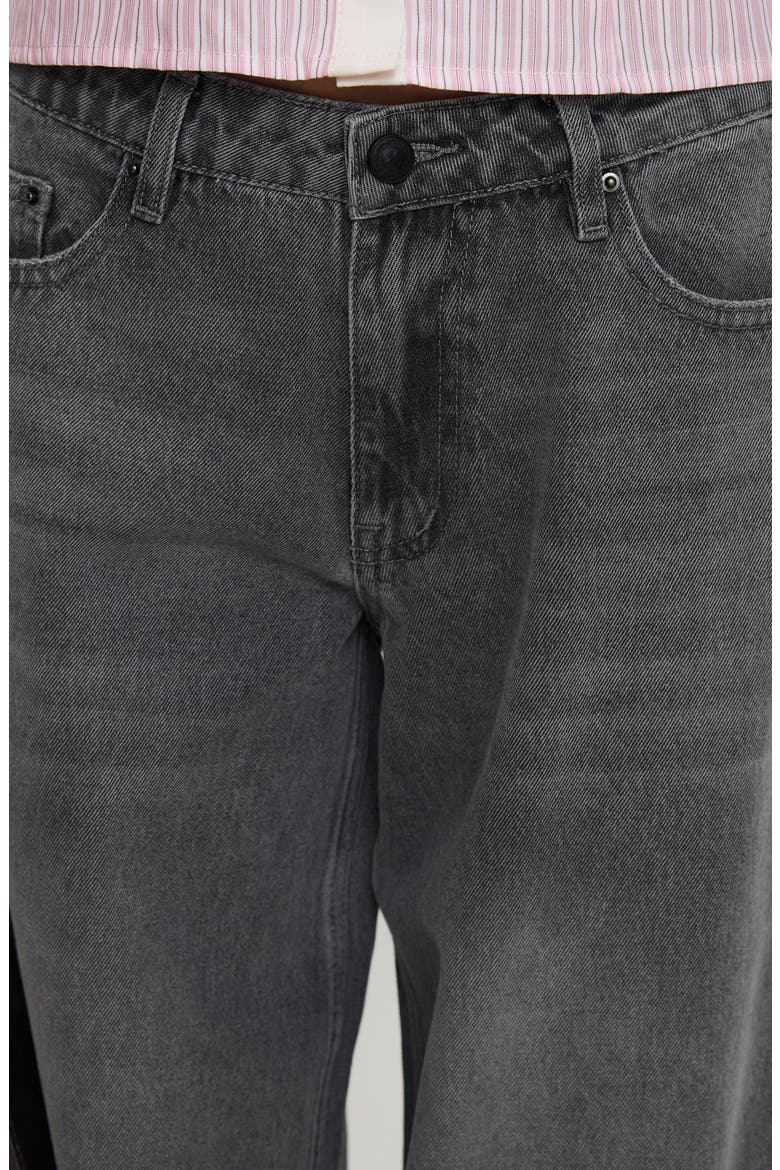 Ramos Low Rise Wide Leg Jeans, Alternate, color, GREY WASH