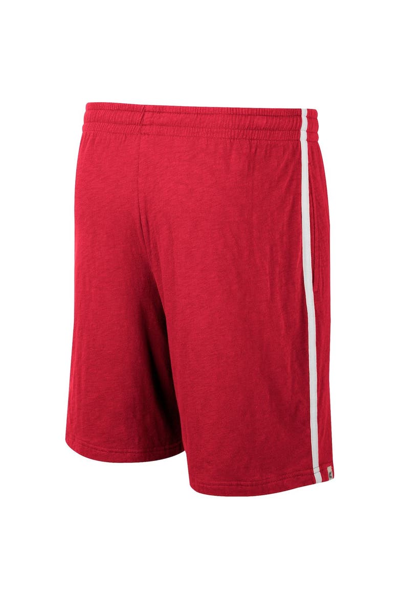 Men's Colosseum Cardinal Arkansas Razorbacks Thunder Slub Shorts, Alternate, color, Cardinal