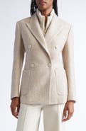 Eleventy Double Breasted Tweed Blazer