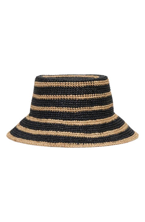 Isadora Straw Bucket Hat