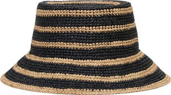 Isadora Straw Bucket Hat
