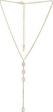 Ettika Cubic Zirconia Y-Necklace