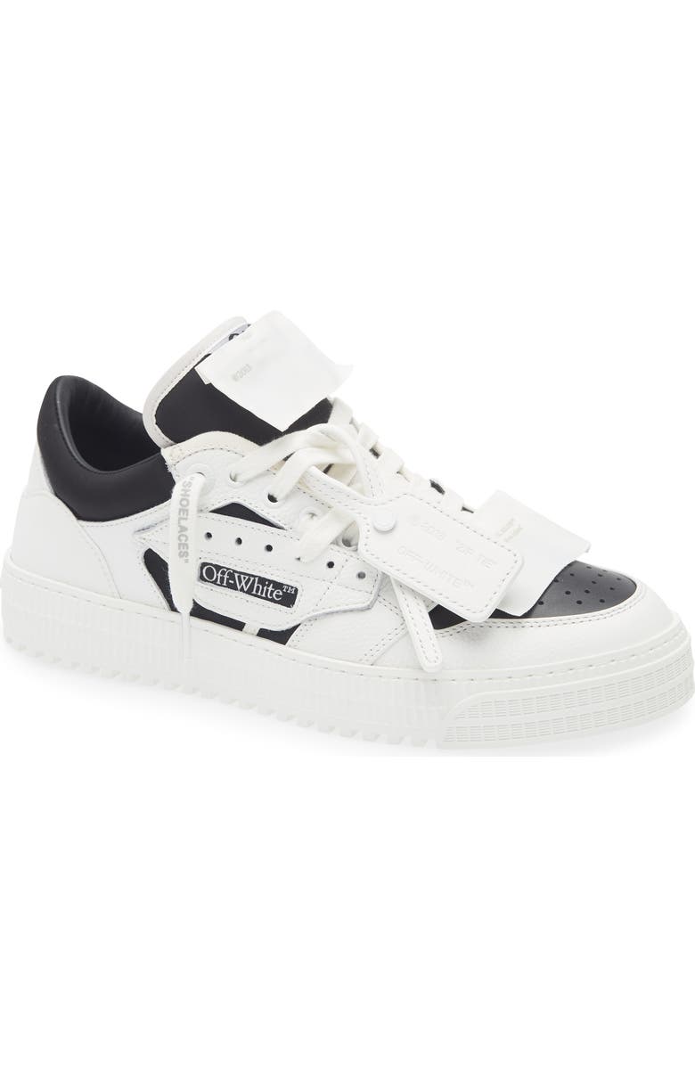 Off-White Low 3.0 Off Court Sneaker, Main, color, White - Black