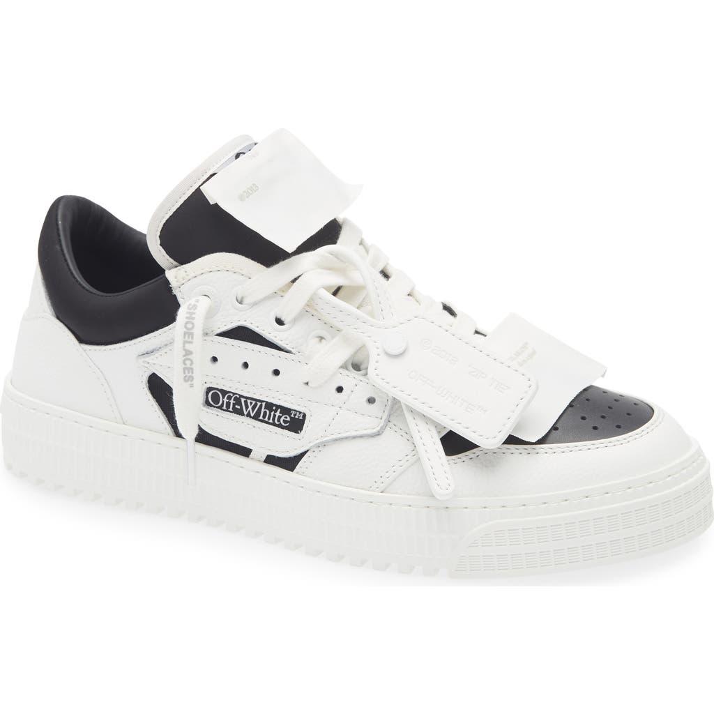 Off-White Low 3.0 Off Court Sneaker in White - Black at Nordstrom Rack, Size 45