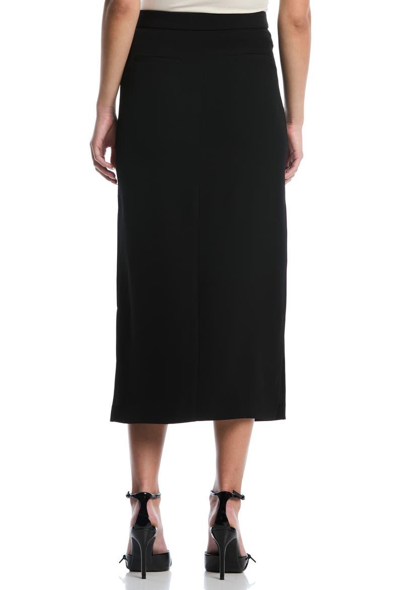The It Girl Midi Skirt, Alternate, color, BLACK
