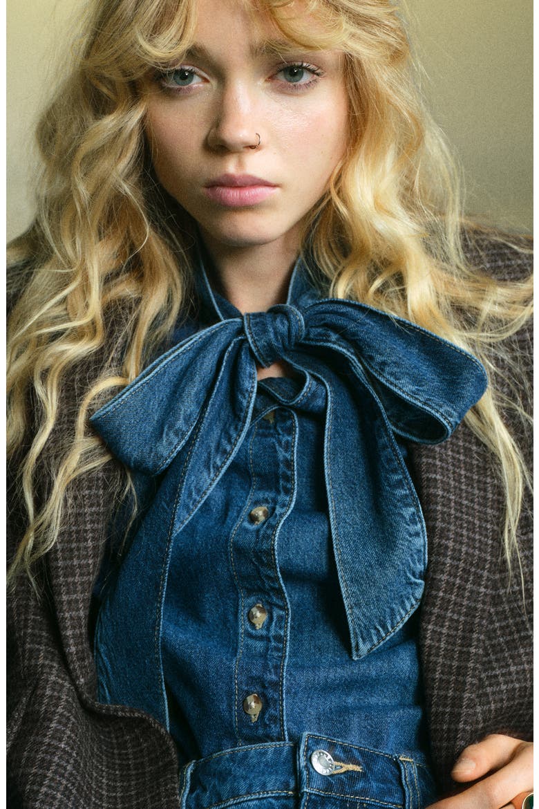 Check Wool Blend Blazer, Alternate, color, GREY