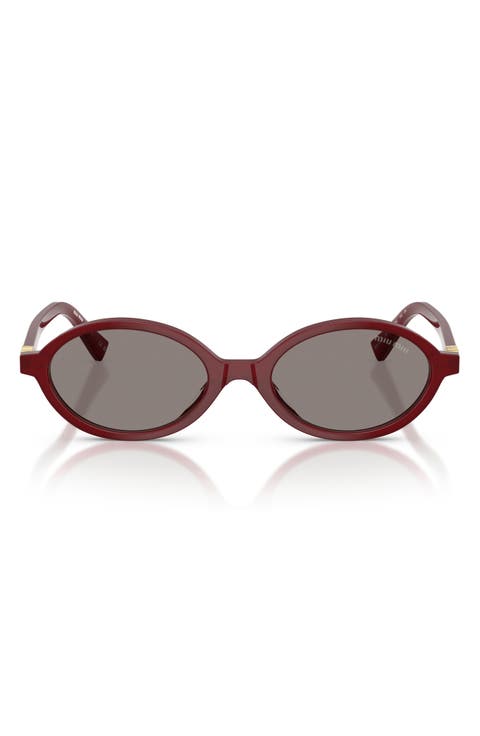 50mm Oval Sunglasses