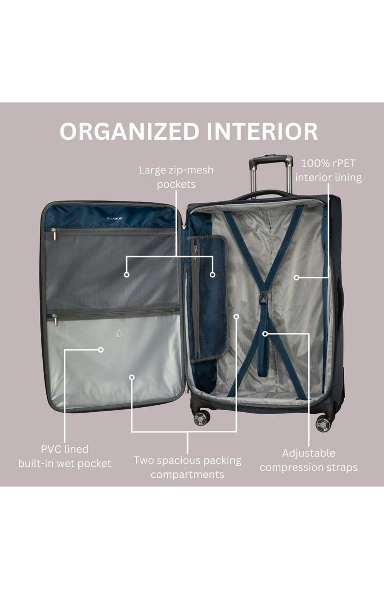 Ricardo Beverly Hills Avalon Softside 2 Piece Luggage, Alternate, color, Juniper Green