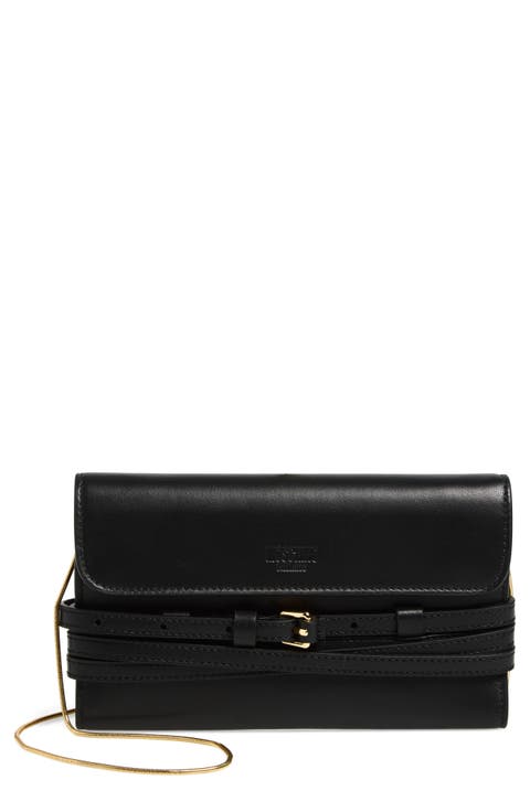 Tie Me Leather Wallet on a Chain