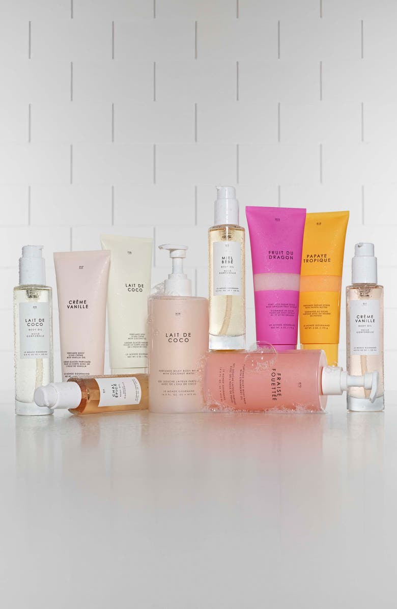 LE MONDE GOURMAND Fraise Fouettée Perfumed Milky Body Wash, Alternate, color,