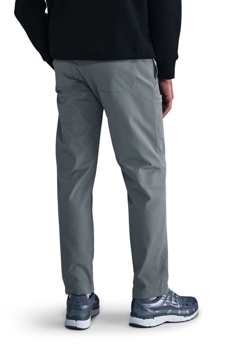 24.7 PerfectStretch Dri-FIT Regular Fit Flat Front Pants, Alternate, color, 084 SMKGRY/NANOGY