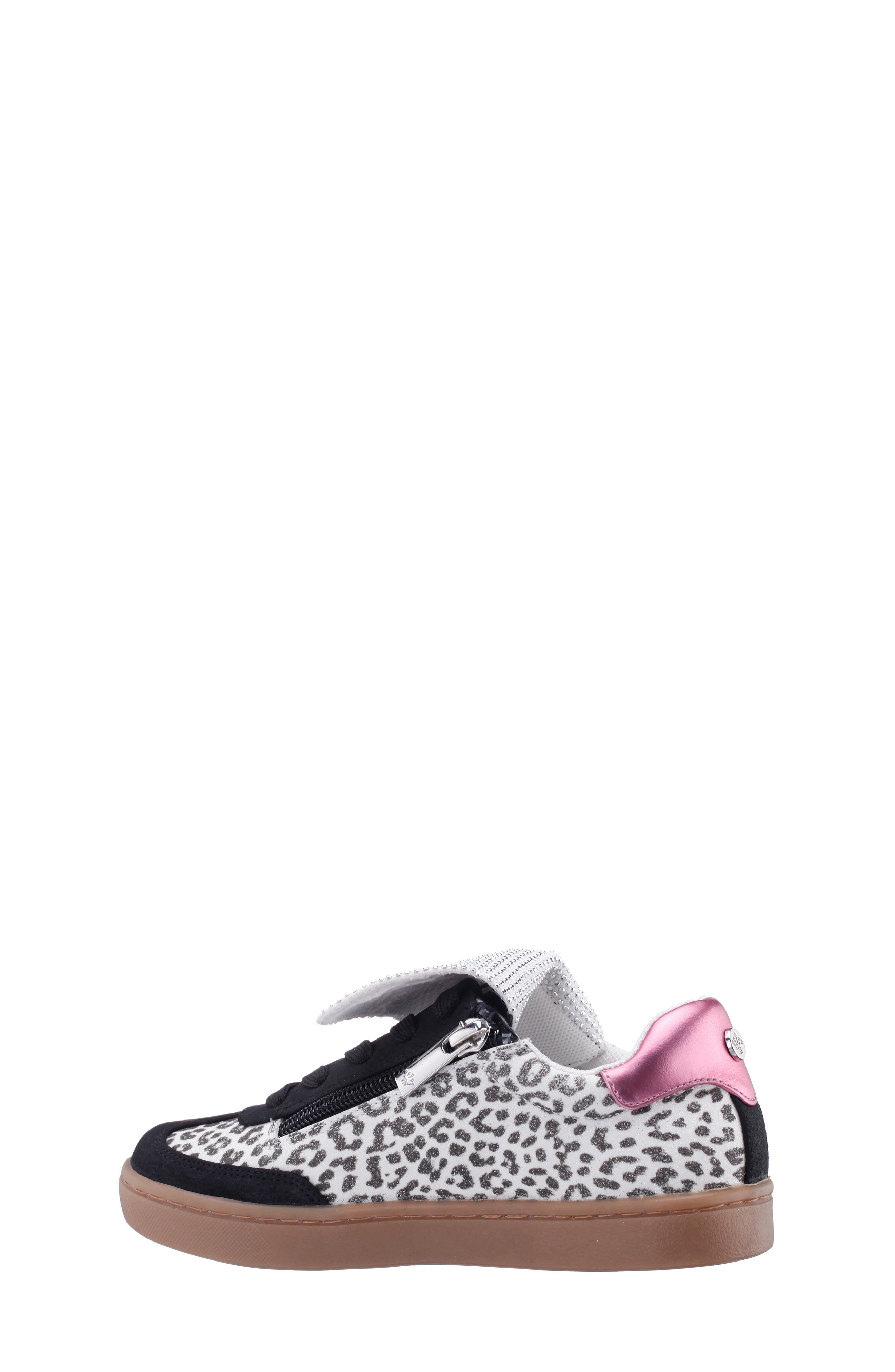 Kids' Cruise Sneaker, Alternate, color, LEOPARD GLITTERSTONES