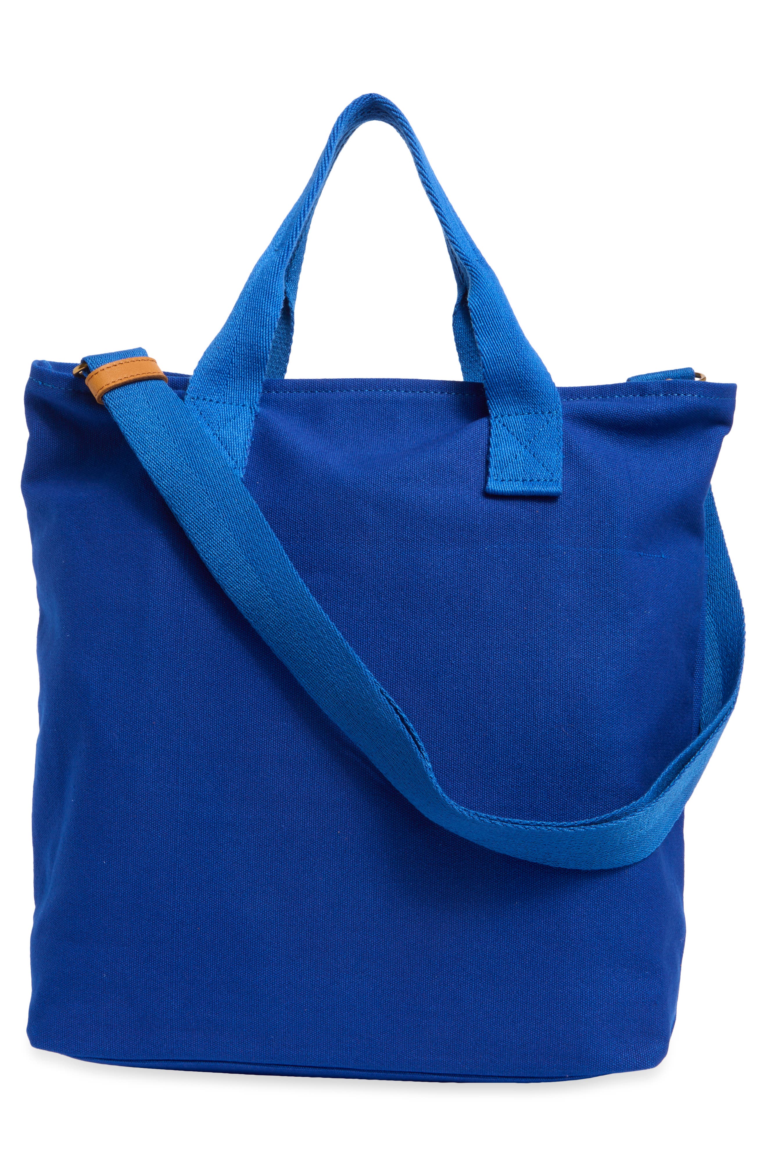 Kylee Canvas Tote Bag, Alternate, color, NATURAL/ ROYAL