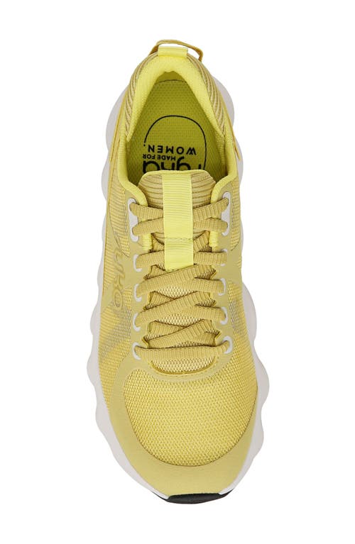 Ryka Women's Podflow Lace Up Walking Sneakers In Verdant Yellow