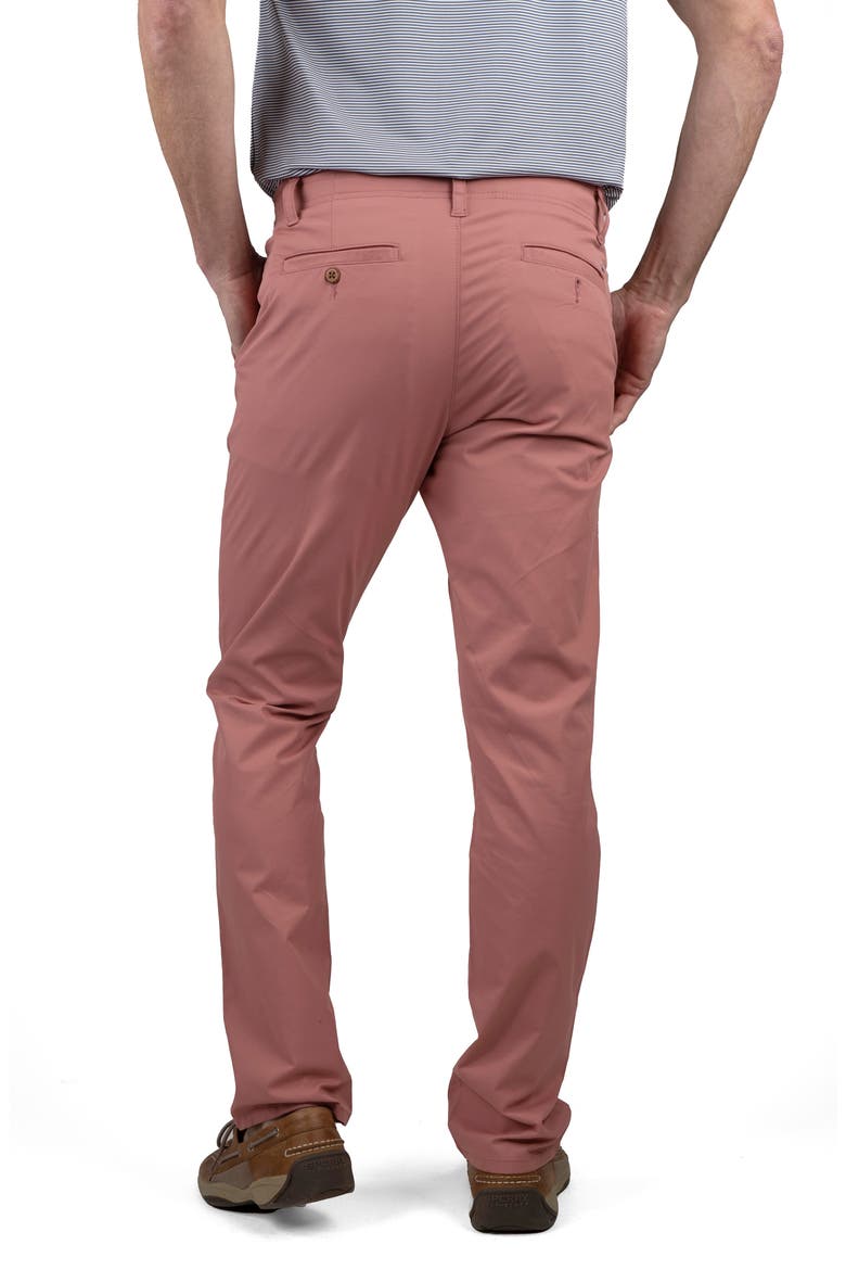 Straight Leg Stretch Cotton Blend Chino Pants, Alternate, color, NANTUCKET RED