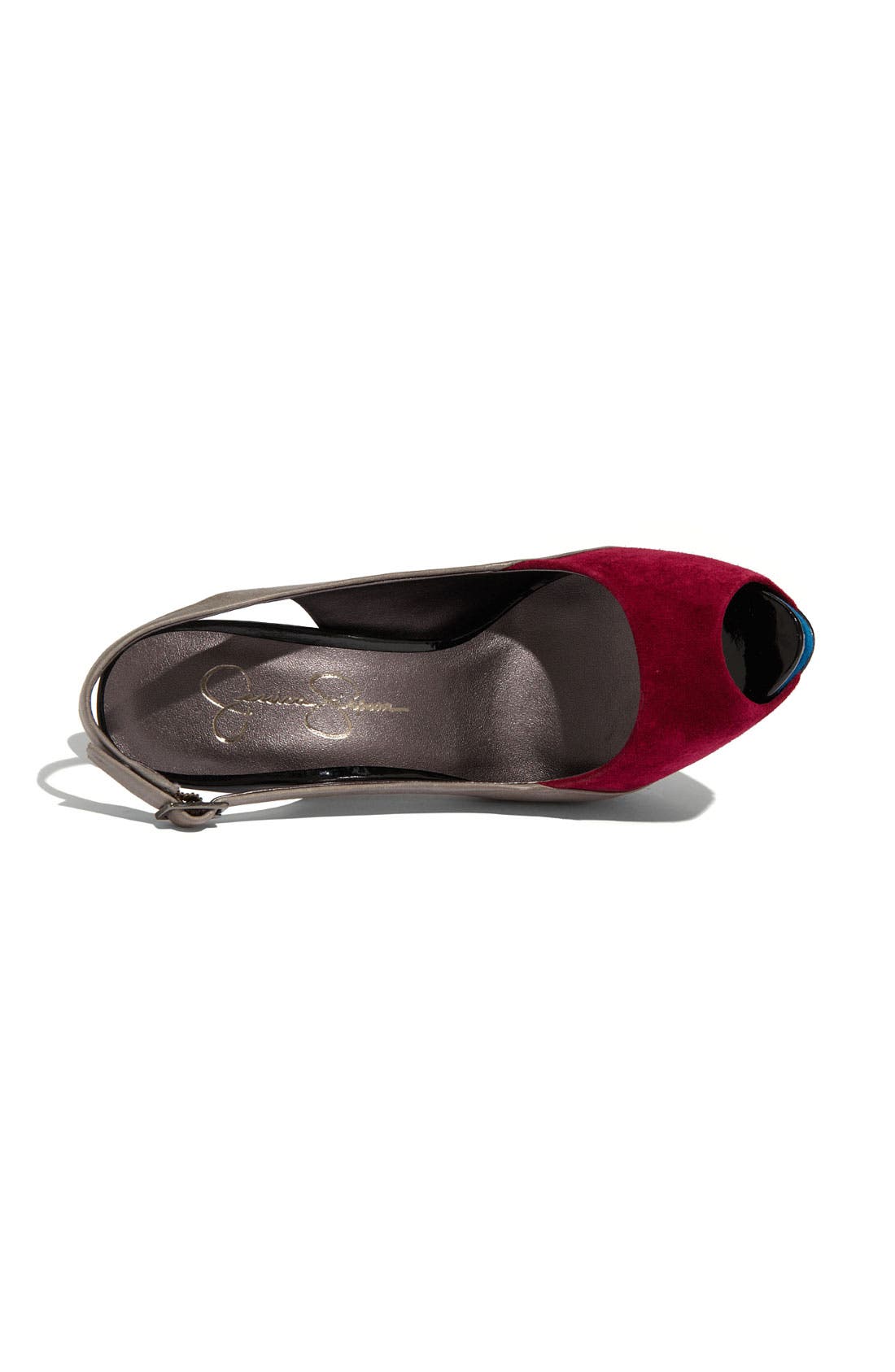 'Princess' Pump, Alternate, color, CRANBERRY/ GREY