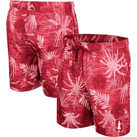Men's Colosseum Cardinal Stanford Cardinal What Else is New Swim Shorts