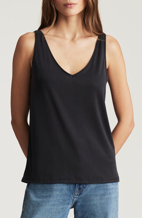 Slim Fit Lace Trim Tank