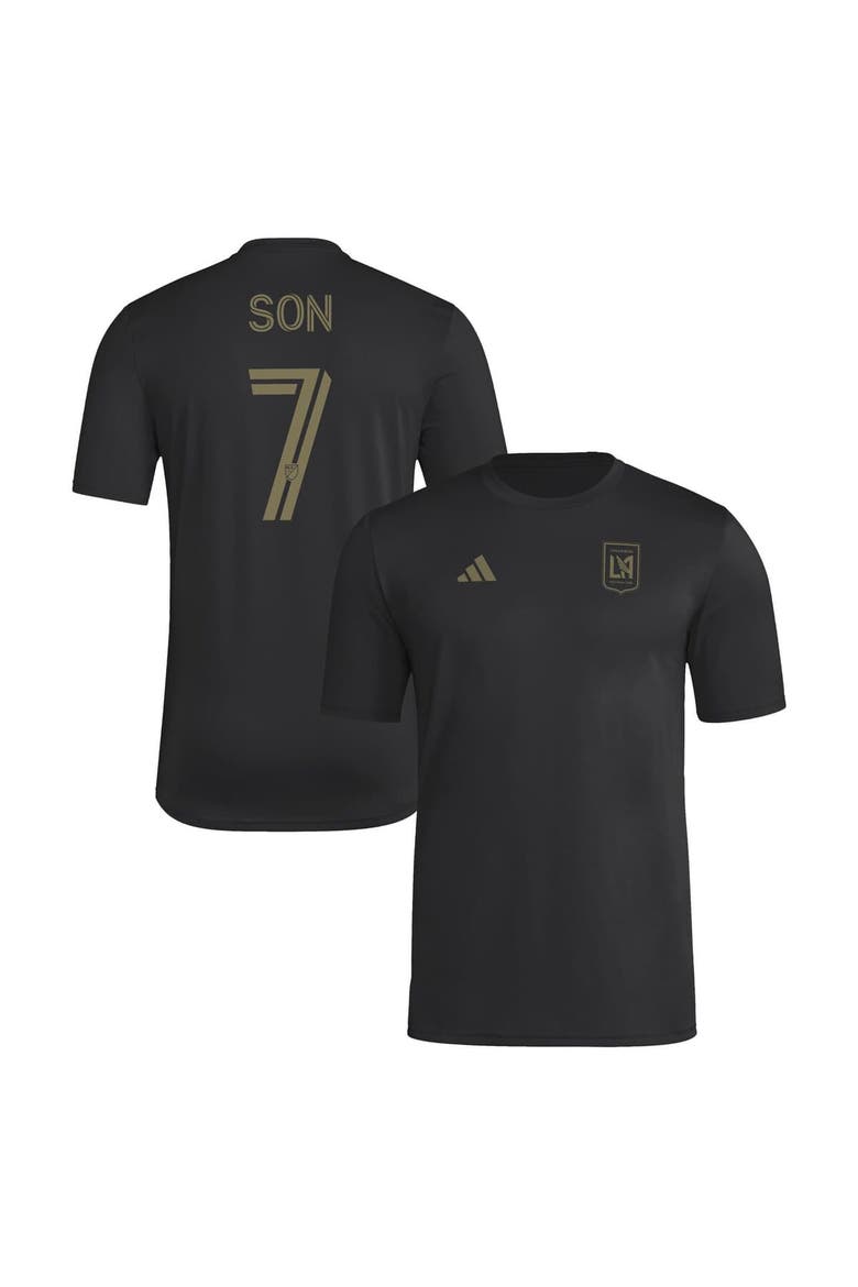Men's adidas Son Heung-Min Black LAFC Pre-Game T-Shirt, Main, color, Black
