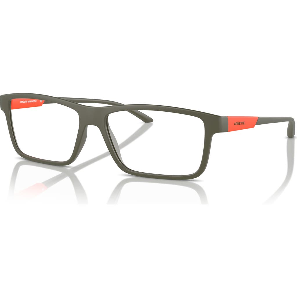 Arnette 56mm Rectangle Optical Glasses In Pattern