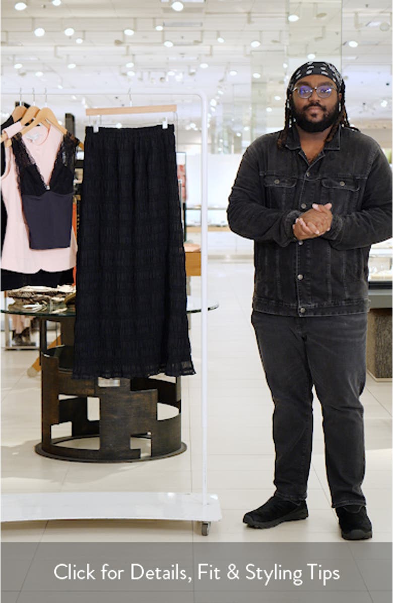 Valana Shirred Maxi Skirt, sales video thumbnail