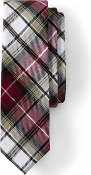 Lands' End School Uniform Kids Plaid To Be Tied Tie