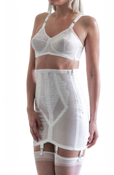Extra Firm High Waist Open Bottom Girdle With Side Zipper and Hook (Regular & Plus Sizing)
