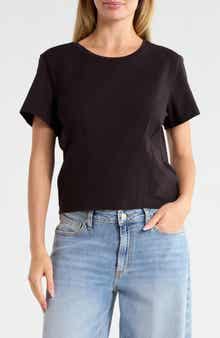 Double Pleated Corset T-Shirt
