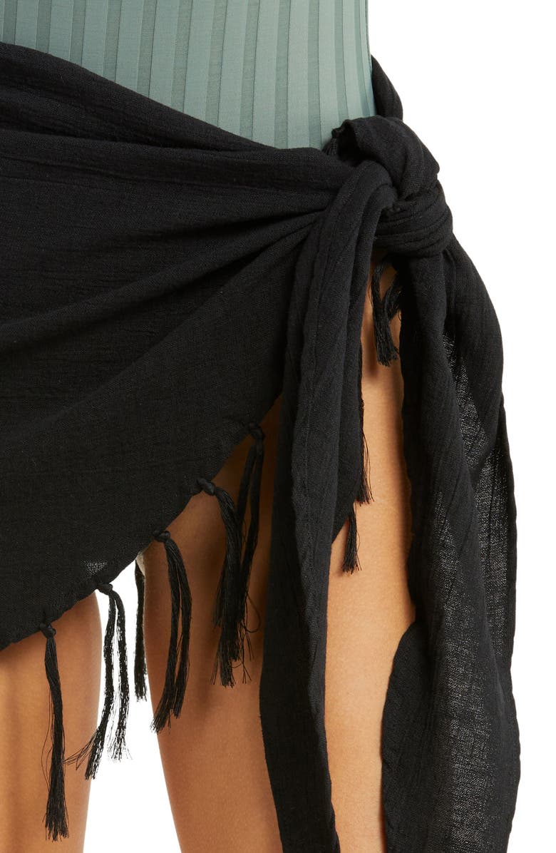 Vitamin A<sup>®</sup> Sirena Tassel Cover-Up Sarong, Alternate, color,