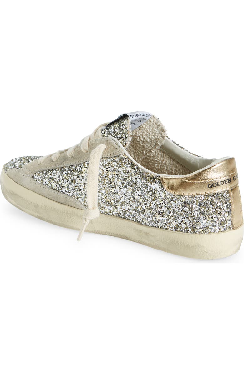 Golden Goose Kids' Super-Star Glitter Low Top Sneaker, Alternate, color,