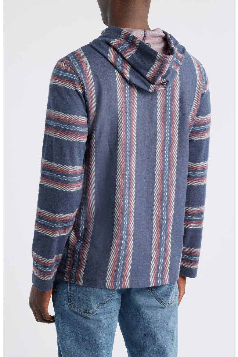 Legend Stripe Organic Cotton Blend Hoodie, Alternate, color, VINTAGE SERAPE