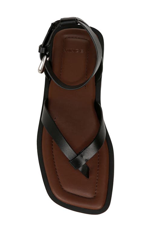 Vince Samuela Ankle Strap Sandal In Black