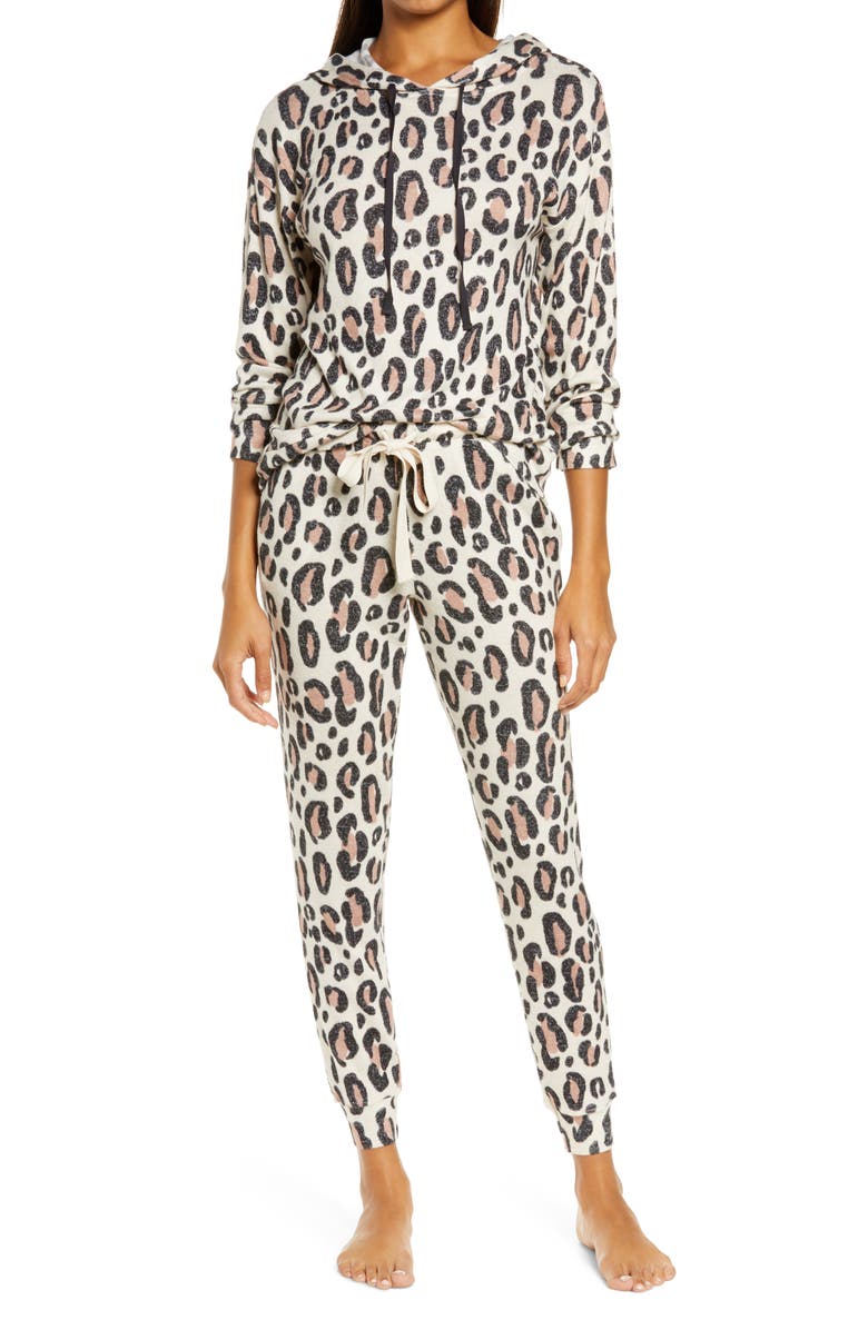 Emerson Road Hoodie Jogger Pajamas, Main, color, 