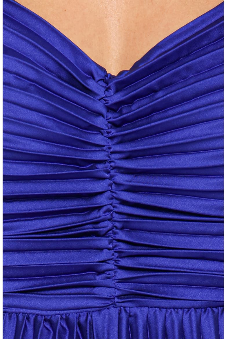 Angelique Pleated Wide Leg Jumpsuit, Alternate, color, ROYAL BLUE