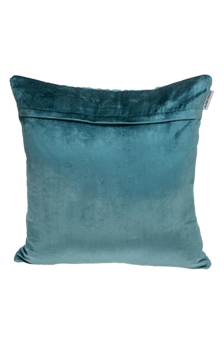 PARKLAND COLLECTION Sora Quilted Throw Pillow, Alternate, color, Teal