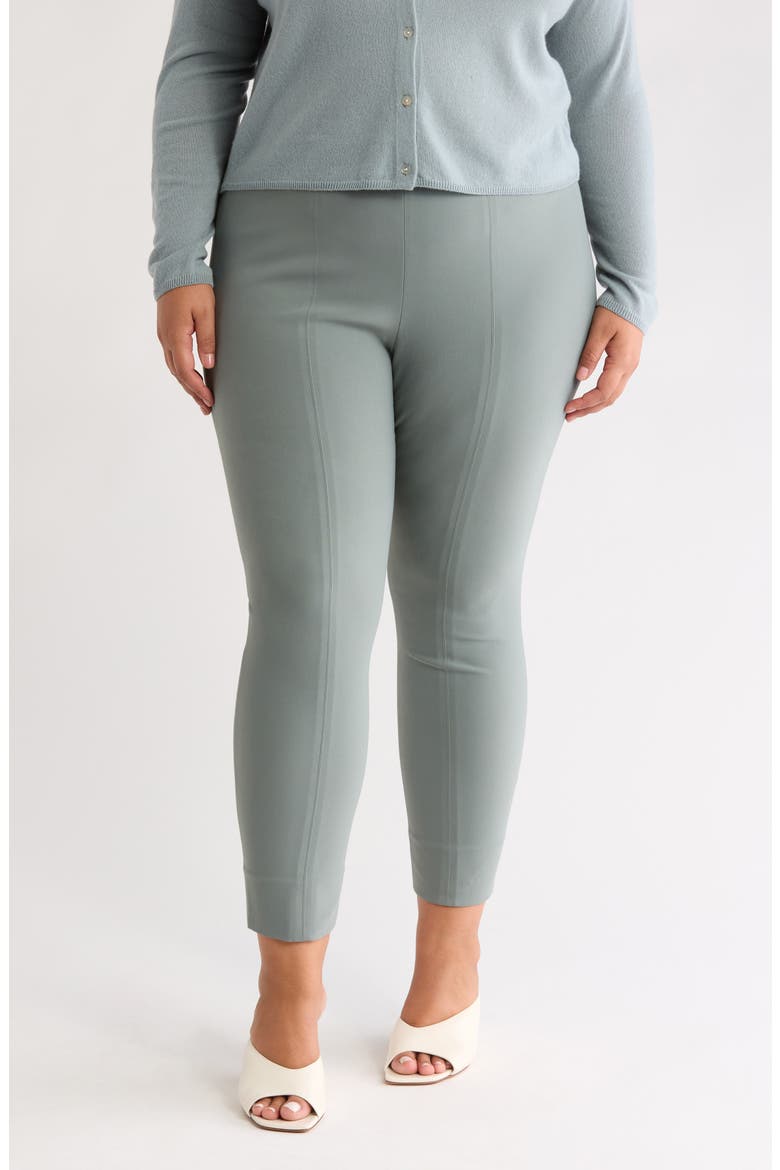 Stitch Front Seam Leggings, Main, color, DARK SEA STONE
