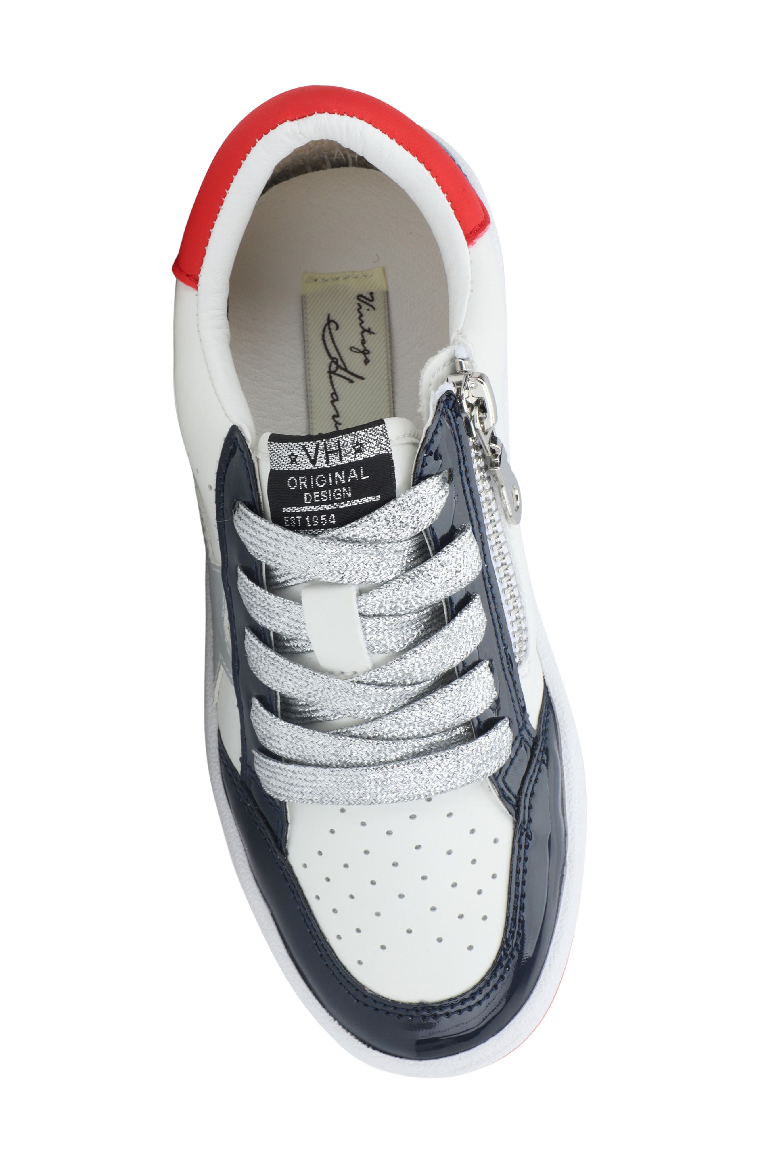 Vintage Havana Kids
 Ariella Sneaker, Alternate, color, White/ Navy / Red