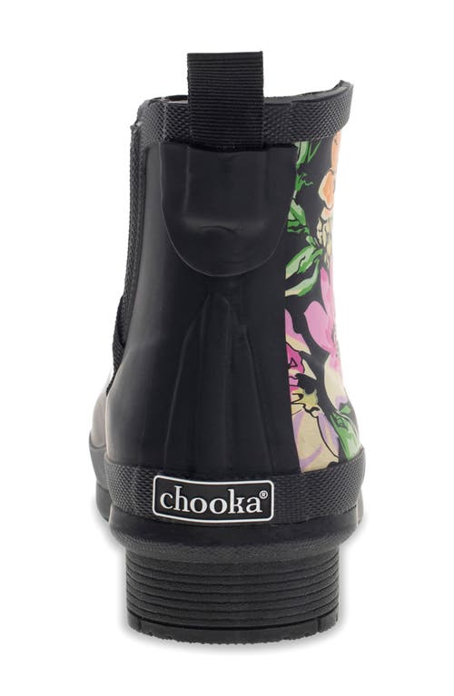 Chooka Bouquet Waterproof Ankle Rain Boot In Multi