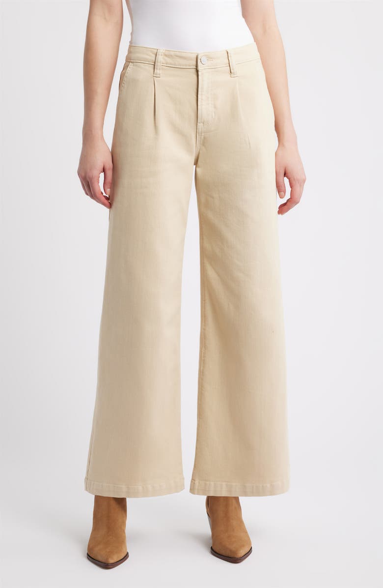 CITY BLUES Wide Leg Trouser Jeans, Main, color, Biscotti