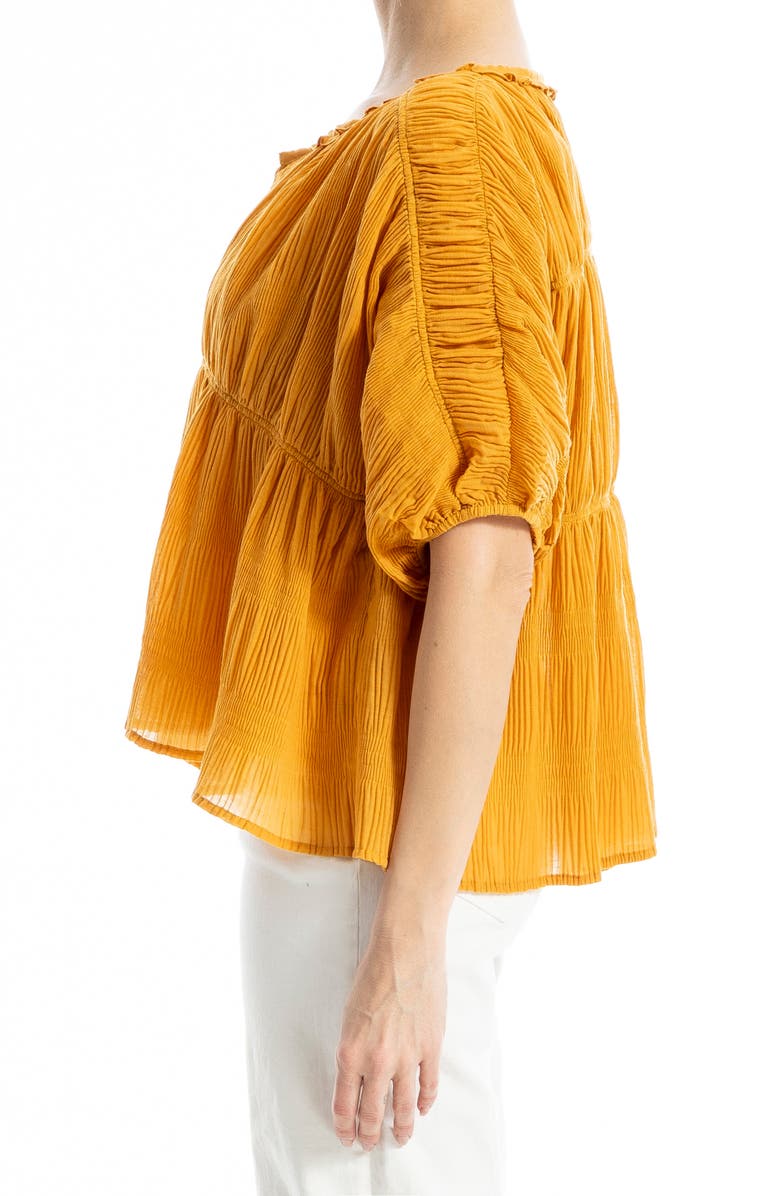 MAX STUDIO Textured Top, Alternate, color, Persimmon
