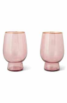 Brooklyn Steel Co. 2-Pack Stemless Wine Glass Set