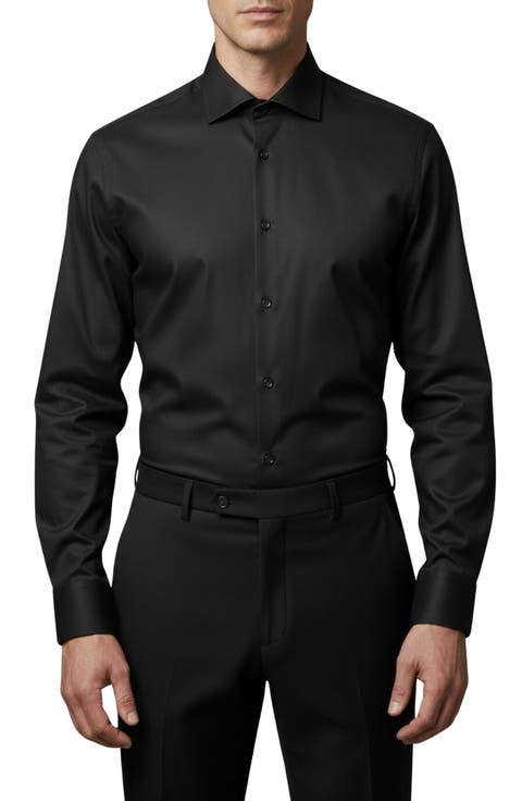 Stretch Cotton Dress Shirt