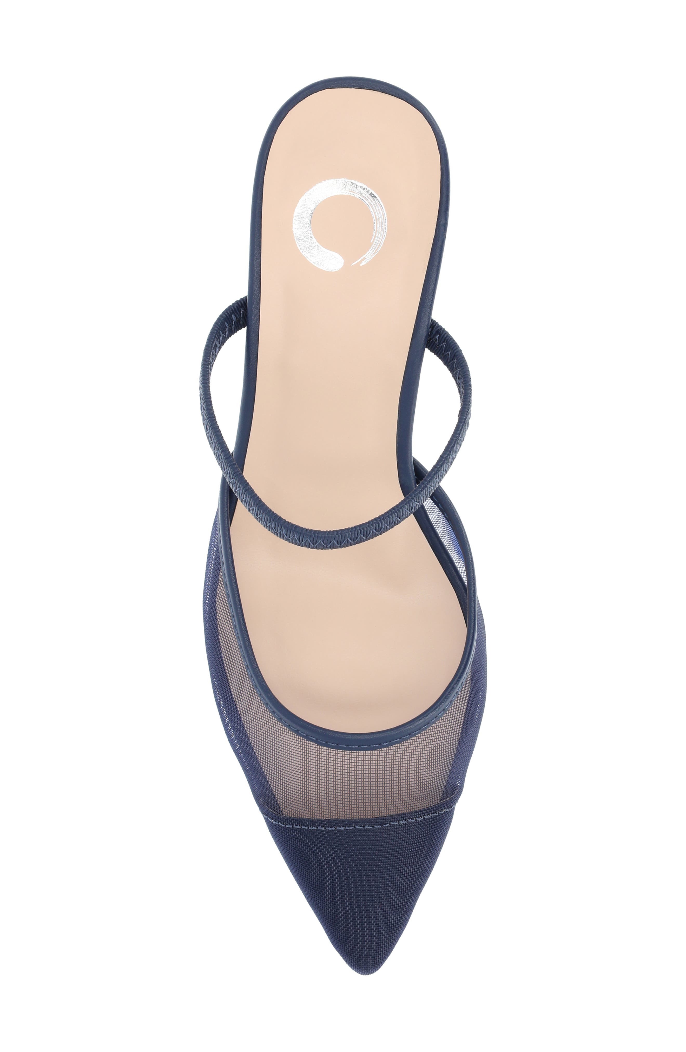 Journee Collection Allana Pointed Toe Pump, Alternate, color, Blue