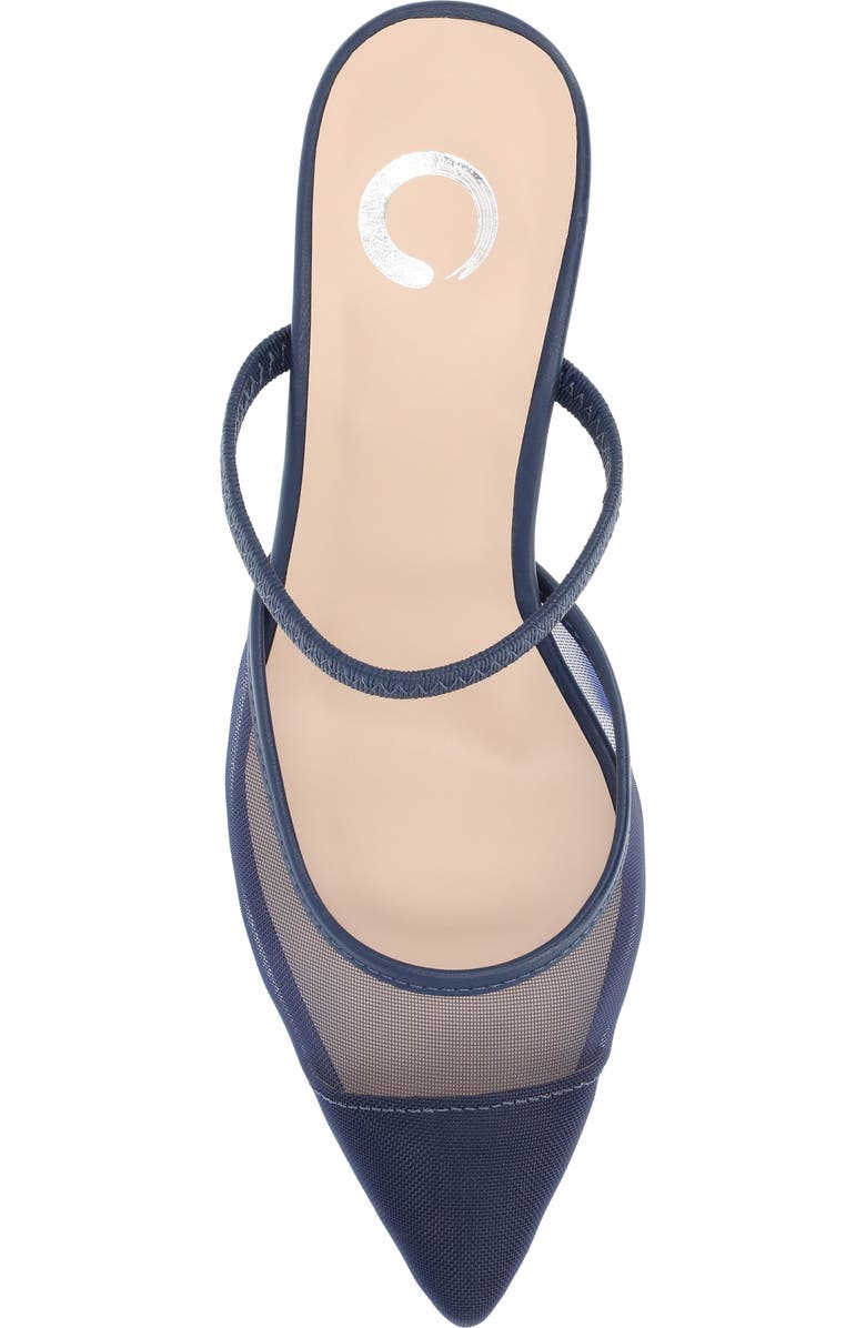 Journee Collection Allana Pointed Toe Pump, Alternate, color, Blue